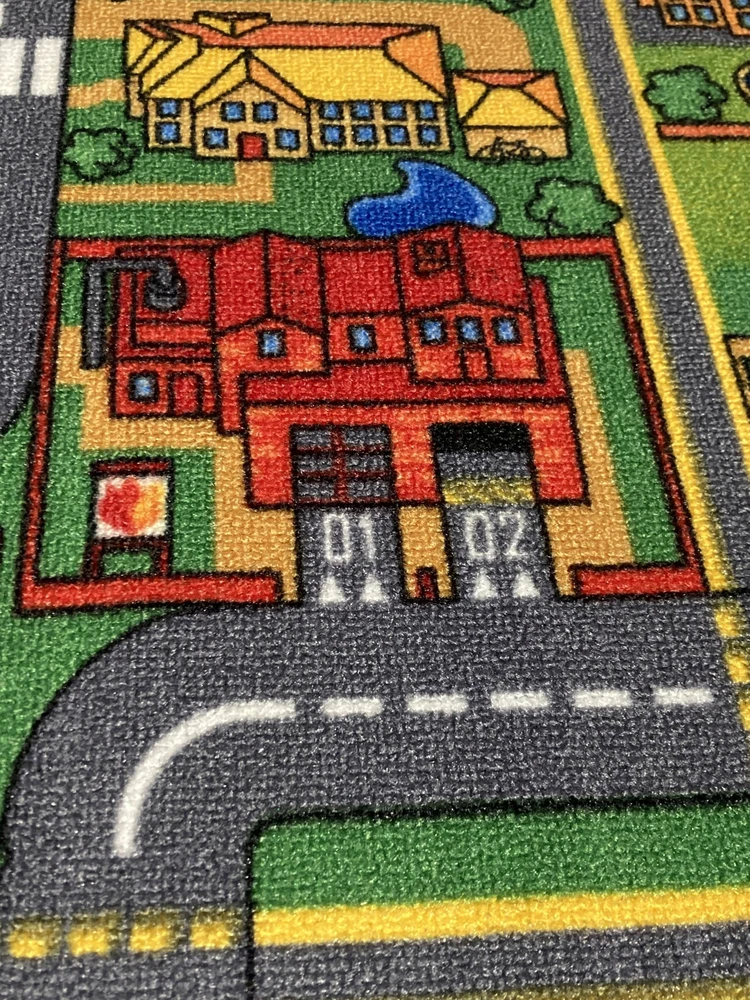 Dywan City Life 95x100 Uliczki Miasto Mata Do Zabawy Antypoślizg Dziecięcy