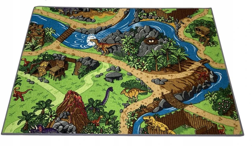 Dywan Dino World 95x133 FILC Dinozaury Mata Do Zabawy Dziecięcy