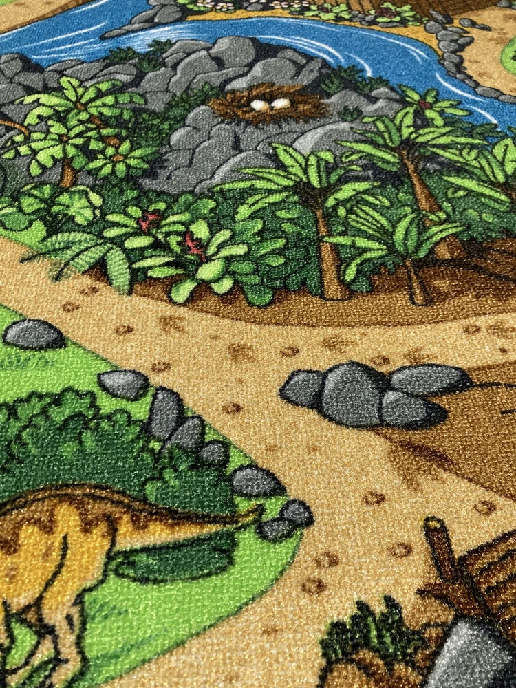Dywan Dino World 95x133 FILC Dinozaury Mata Do Zabawy Dziecięcy