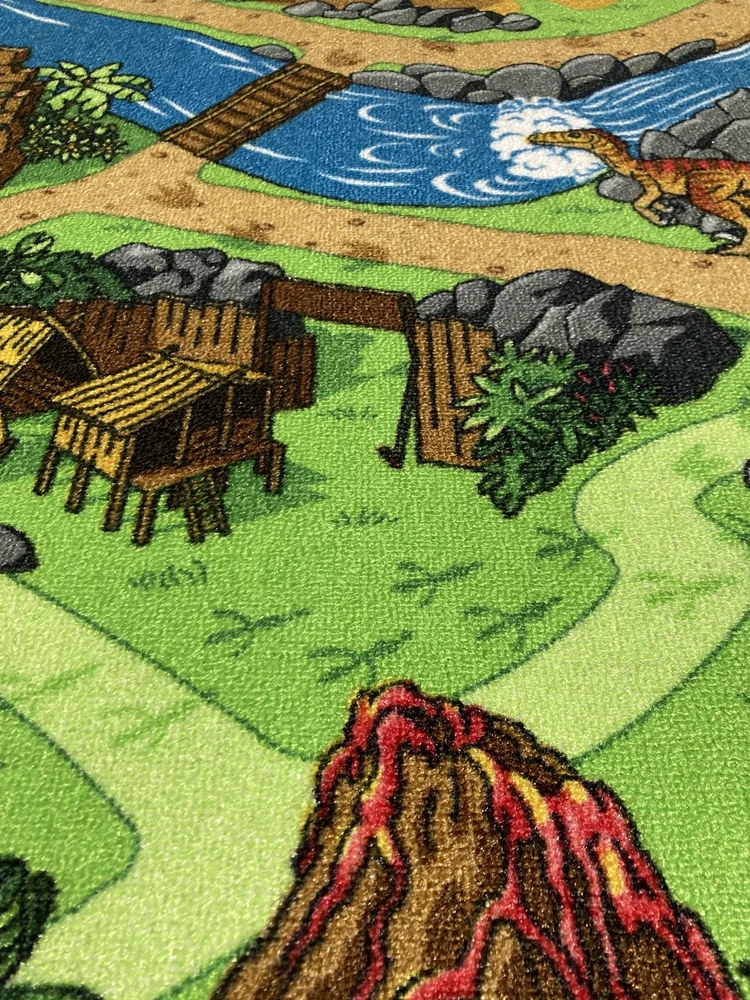Dywan Dino World 95x133 FILC Dinozaury Mata Do Zabawy Dziecięcy