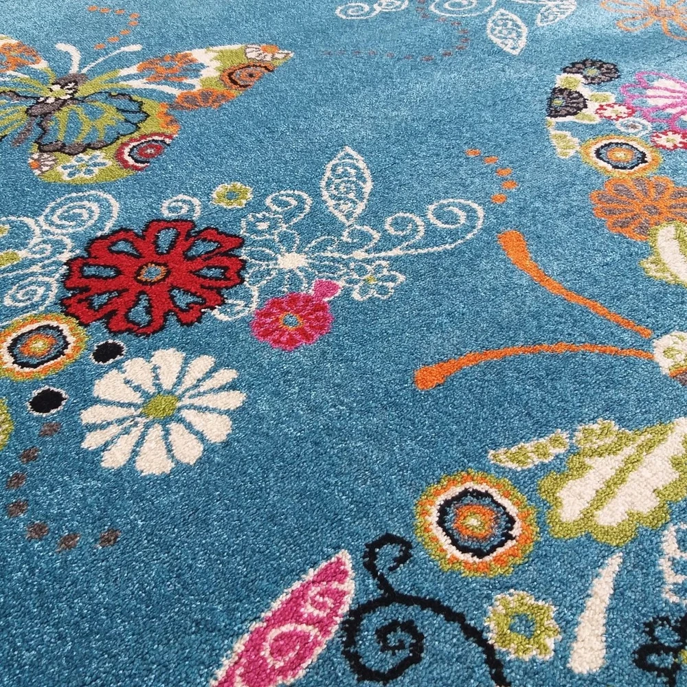 Dywanpol DYWAN DZIECIĘCY DO POKOJU DLA DZIECKA 114 Mėlyna 160x220 cm mėlyna