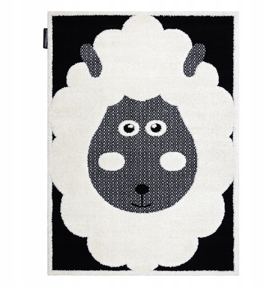 Dywany Uszczow DYWAN DLA DZIECI 120x170 cm OWCA juoda #GR4135