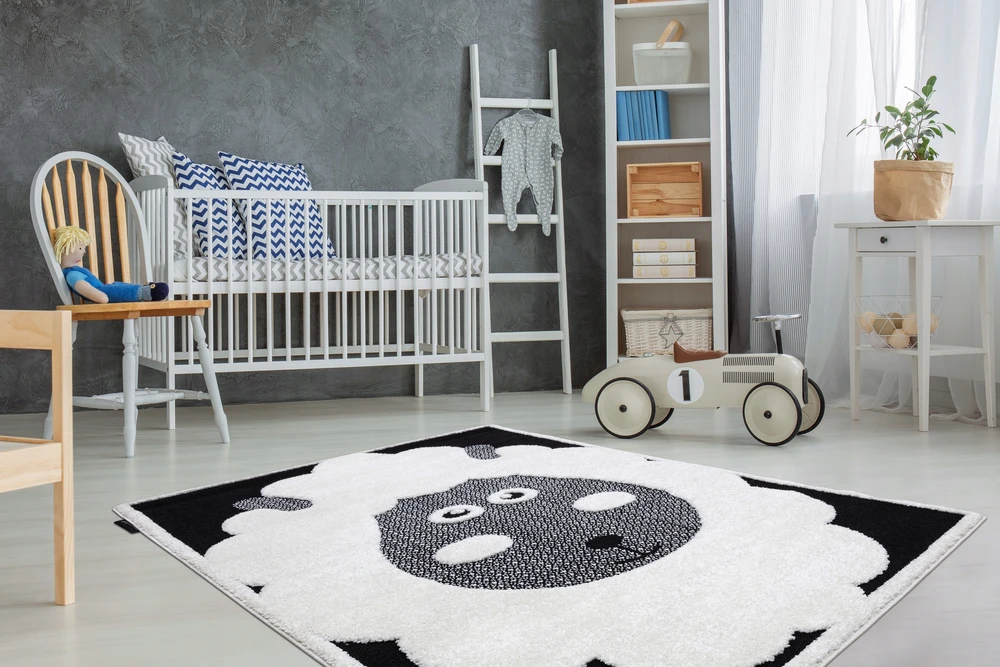 Dywany Uszczow DYWAN DLA DZIECI 120x170 cm OWCA juoda #GR4135