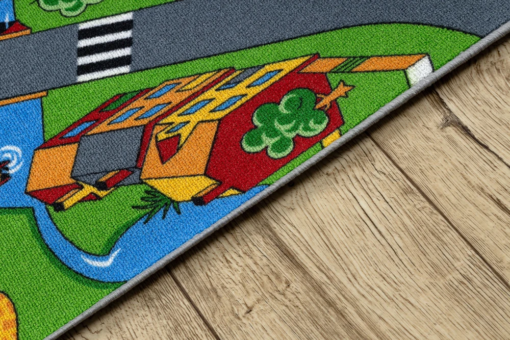 Dywany Uszczow Kilimas GATVĖS GATVĖS ŠALIS VAIKAMS MIESTO KAIMO KELIAS 150x250 @8659