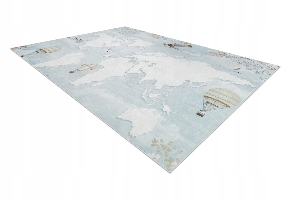 Dywany Uszczow PLAUBAMAS KILIMAS VAIKAMS 80x150 cm WORLD #I032