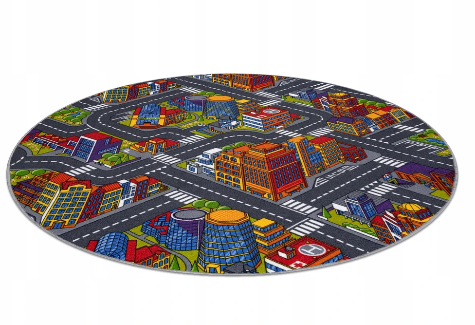 Dywany Uszczow Rugsx vaikiškas kilimas Big City, 100 cm