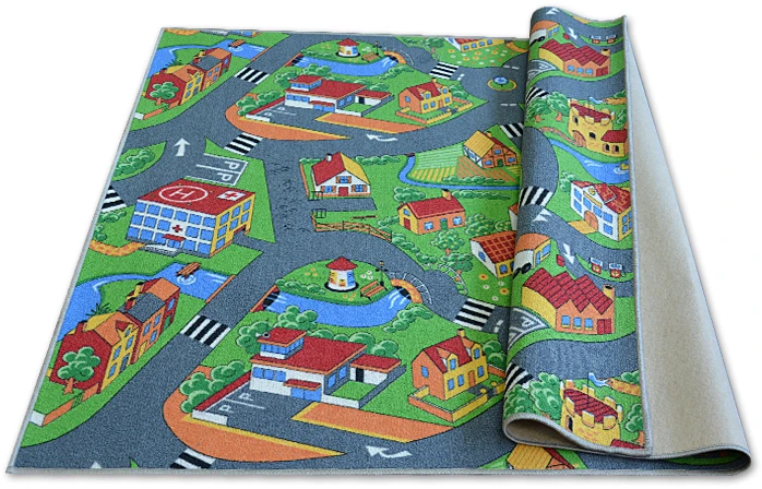 Dywany Uszczow Rugsx vaikiškas kilimas Little Village, 150x300 cm