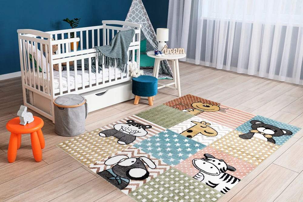 Dywany Uszczow Vaikiškas kilimas Fun Pets 160x220 cm