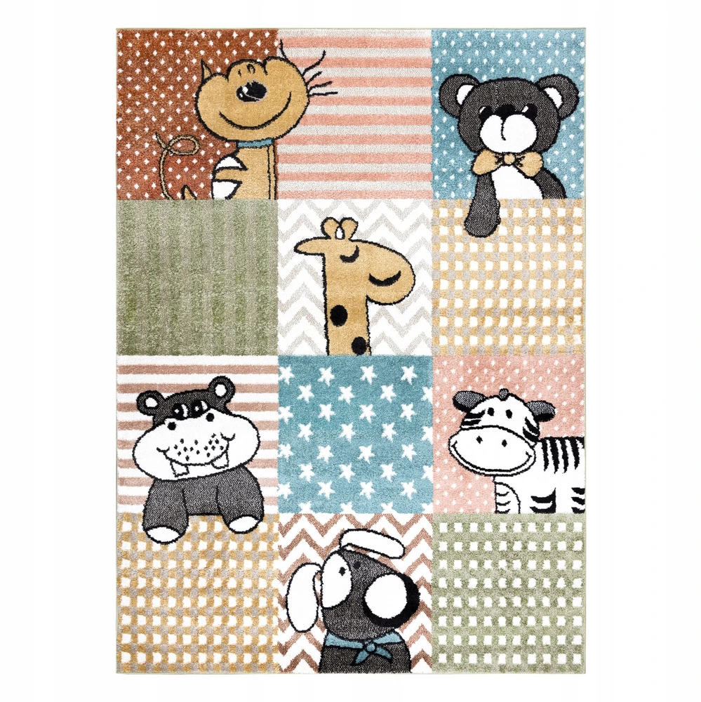 Dywany Uszczow Vaikiškas kilimas Fun Pets 160x220 cm