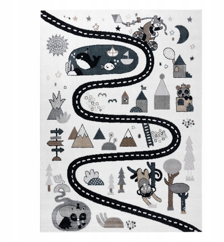 Dywany Uszczow Vaikiškas kilimas Fun Route 160x220 cm