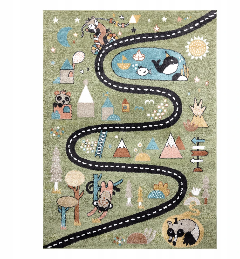 Dywany Uszczow Vaikiškas kilimas Fun Route 160x220 cm