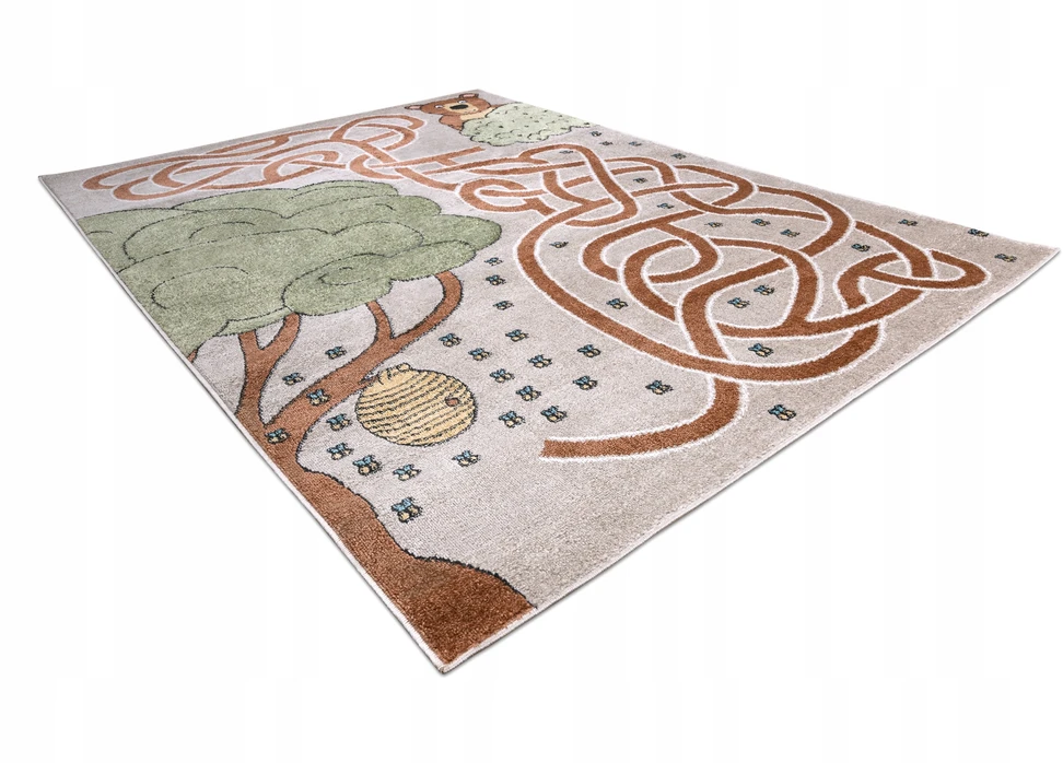 Dywany Uszczow VAIKŲ KILIMAS FUN 160x220 cm HONEY smėlio spalvos #O564