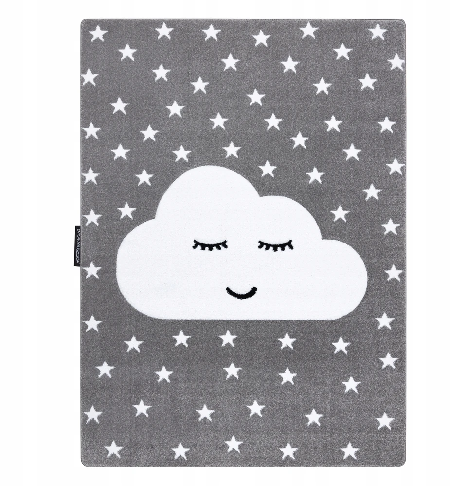 Dywany Uszczow VAIKŲ KILIMAS PETIT 80x150 CLOUD pilkas #GR3460