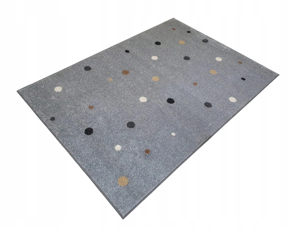 Dywanypers Dywan 80x120 avanti lokar w KROPKI grochy pilka do przedszkola su atestem