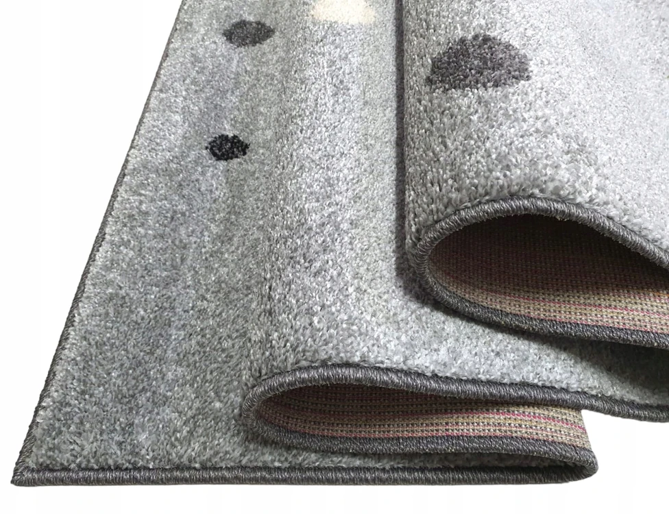 Dywanypers Dywan 80x120 avanti lokar w KROPKI grochy pilka do przedszkola su atestem