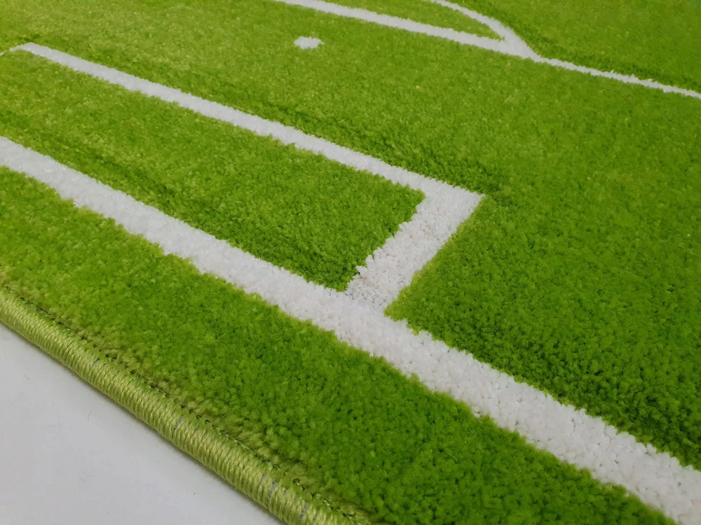 Dywanypers Dywan CUBE 3D 80x120 boisko UEFA FIFA hop piłka žalia piłka nożna GRUBY