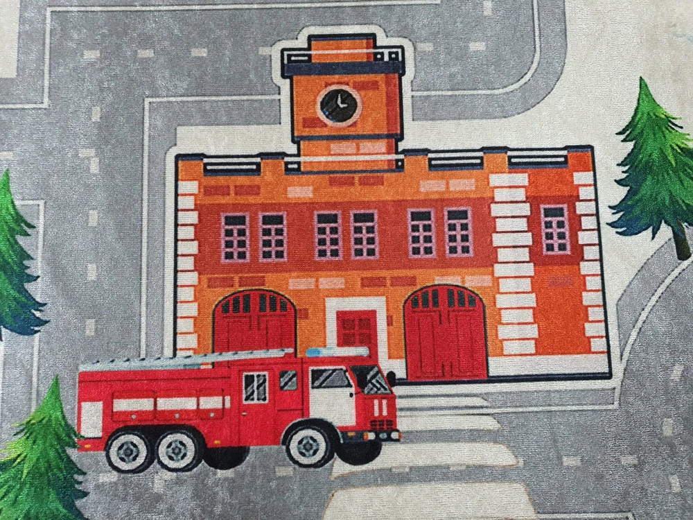 Dywanypers Dywan DIGITAL MIASTO 160x230 pilka ulice drogi auta cars w uliczki jezdnia