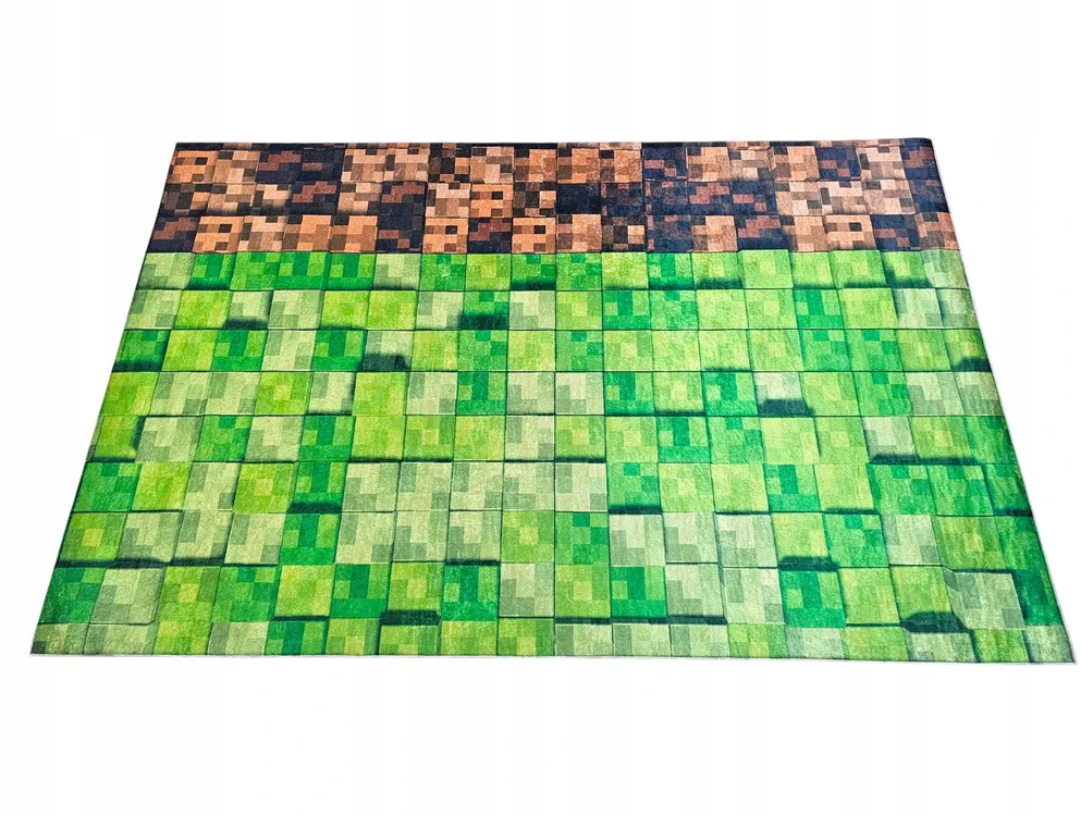 Dywanypers Dywan DIGITAL PIXEL 140x200 gamingowy dla gracza MC w kostki cube kwadraty