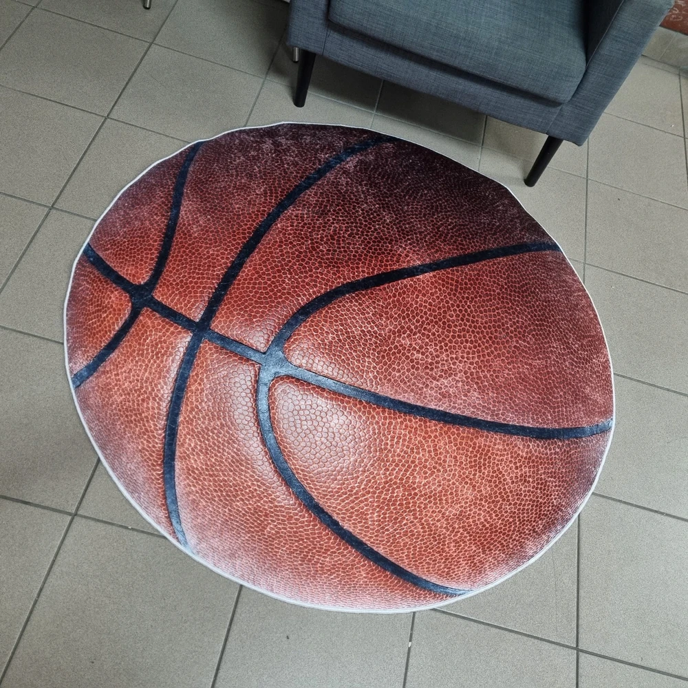 Dywanypers Dywan DIGITAL STREETBALL piłka koszykówka koło 160 kółko kosz 160cm