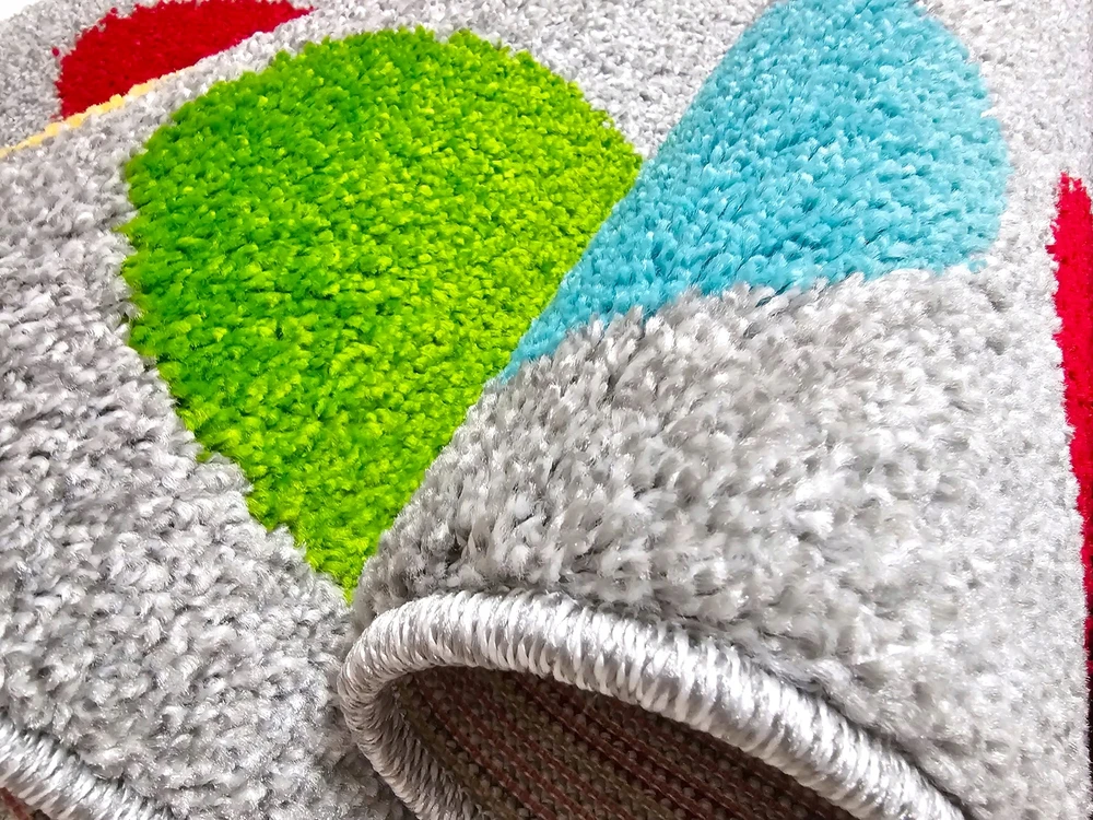 Dywanypers Dywan FUNKY KROP 160x220 pilka w kółka 28 kropki do przedszkola su atestem