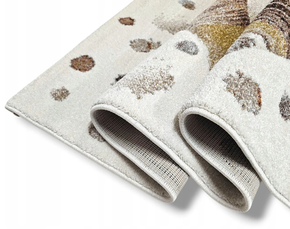 Dywilan Dywan LUNA 80x150 LEW vaikams dziecięcy w stylu boho safari GRUBY 3D