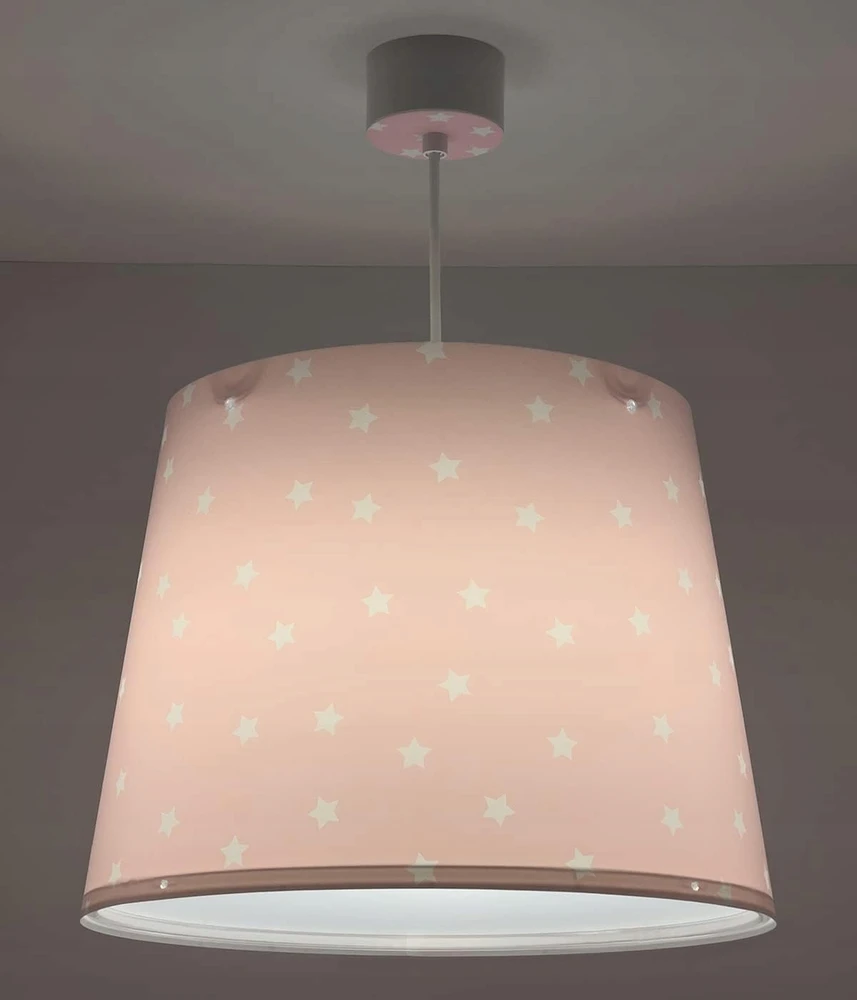 DZIECIĘCA LAMPA SUFITOWA DALBER STAR LIGHT RÓŻOWE GWIAZDKI