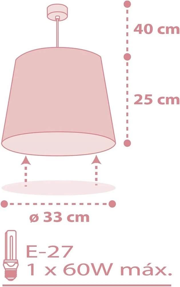 DZIECIĘCA LAMPA SUFITOWA DALBER STAR LIGHT RÓŻOWE GWIAZDKI