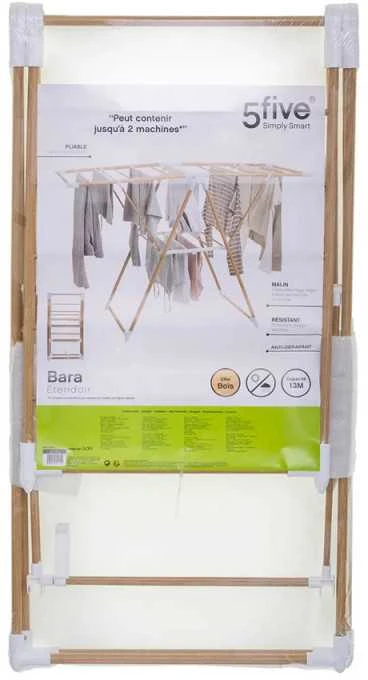 5five Simply Smart Džiovykla skalbiniams sulankstoma ABS/PVC 138x51x90 cm 5Five 157389