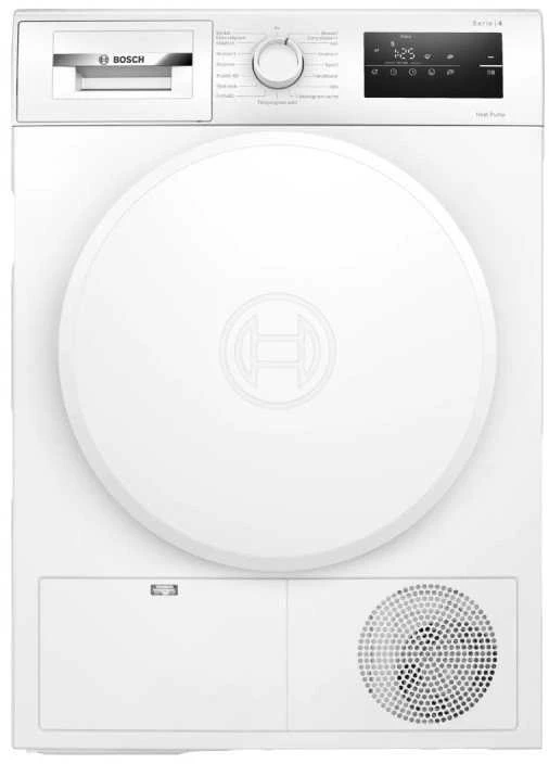 „Bosch“ džiovyklė su šilumos siurbliu | WQG245DXSN | Energijos vartojimo efektyvumo klasė C | Priekinis pakraunamas | 9kg | Kondensacija | LCD | Gylis 61,3 cm | Pilkas