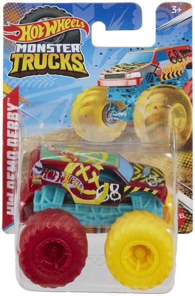 Žaisliniai Hot Wheels Monster Truck automobiliai 36 vnt