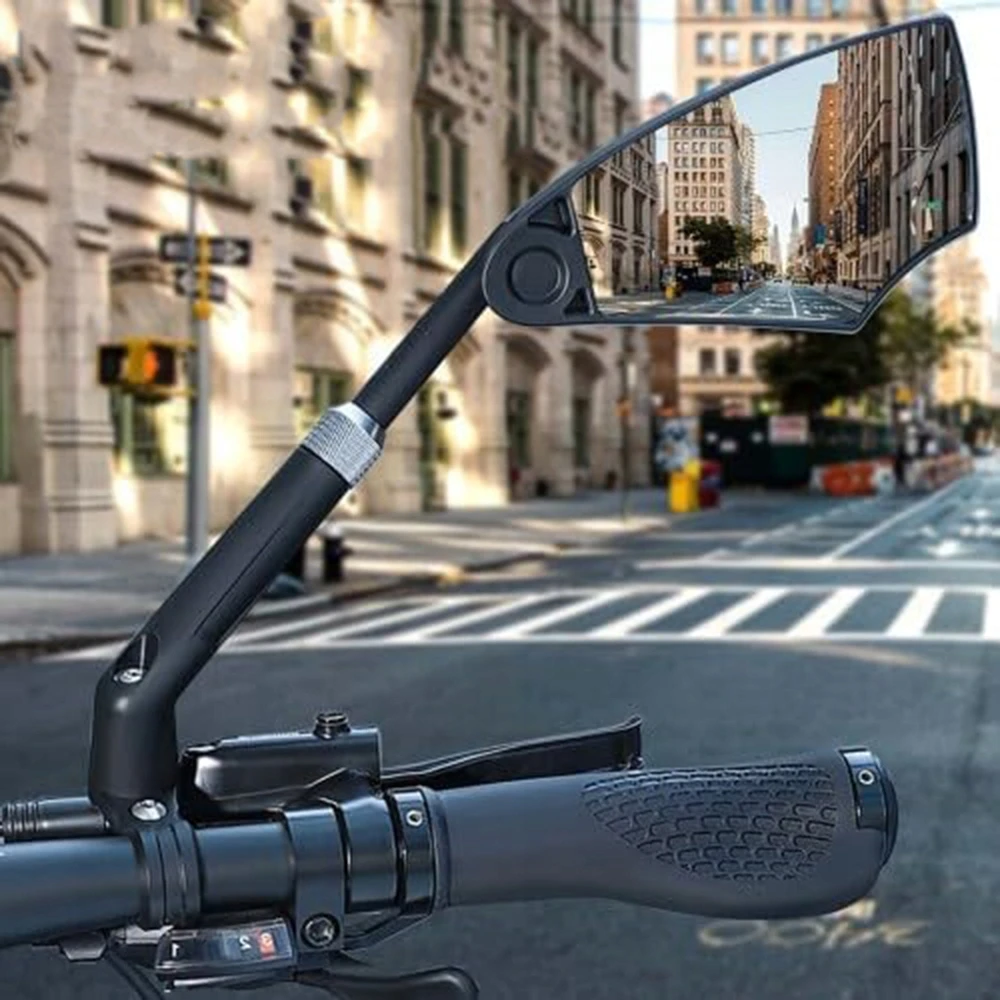E-bike dviračio veidrodėlis galinio vaizdo veidrodėlis kairysis išgaubtas dviračio veidrodėlis