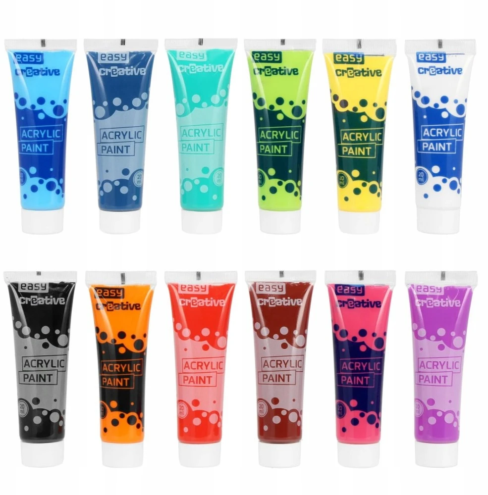 Easy Creative akriliniai dažai 12x20 ml