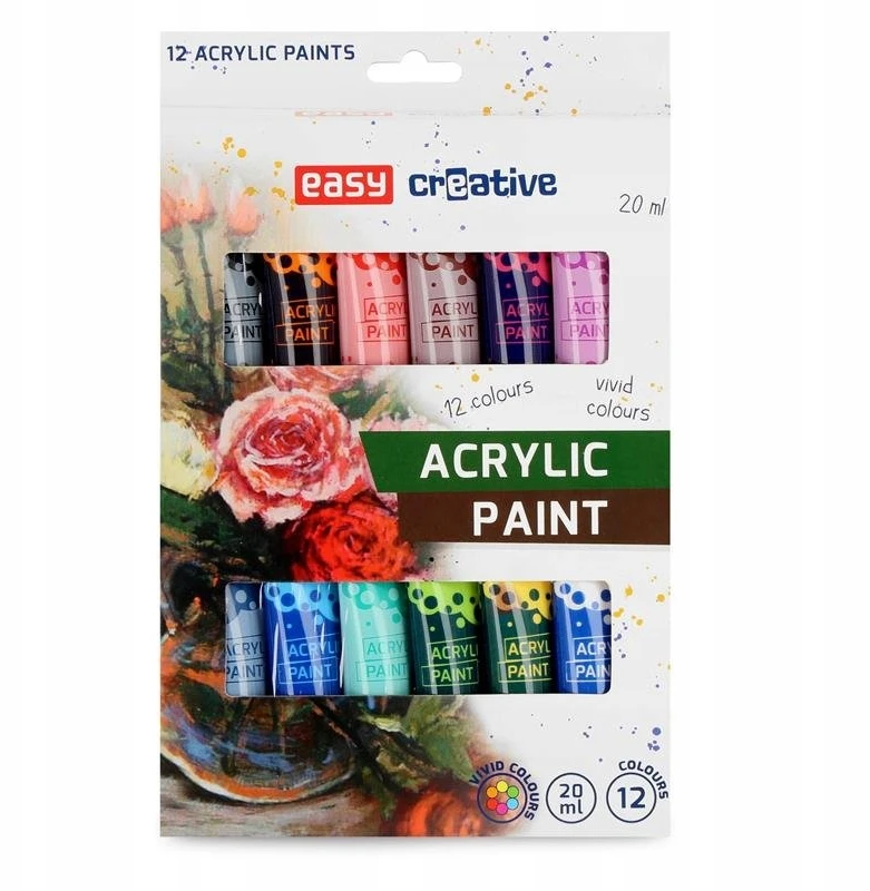 Easy Creative akriliniai dažai 12x20 ml