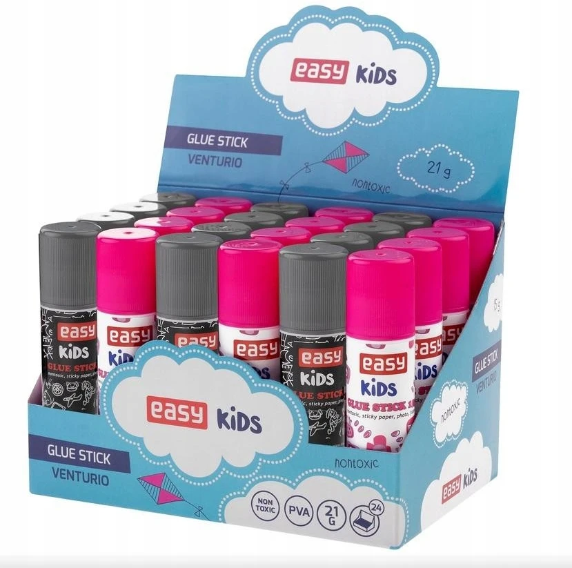 Easy Stationery Klijai 21g (24vnt.) EASY - Lengvos kanceliarinės prekės