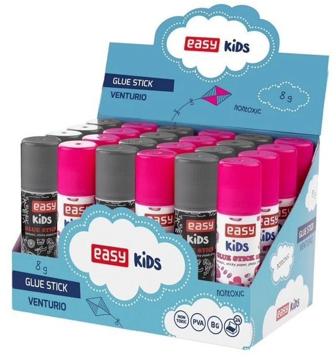 Easy Stationery Klijai 8g (24vnt.) EASY - Lengvos kanceliarinės prekės