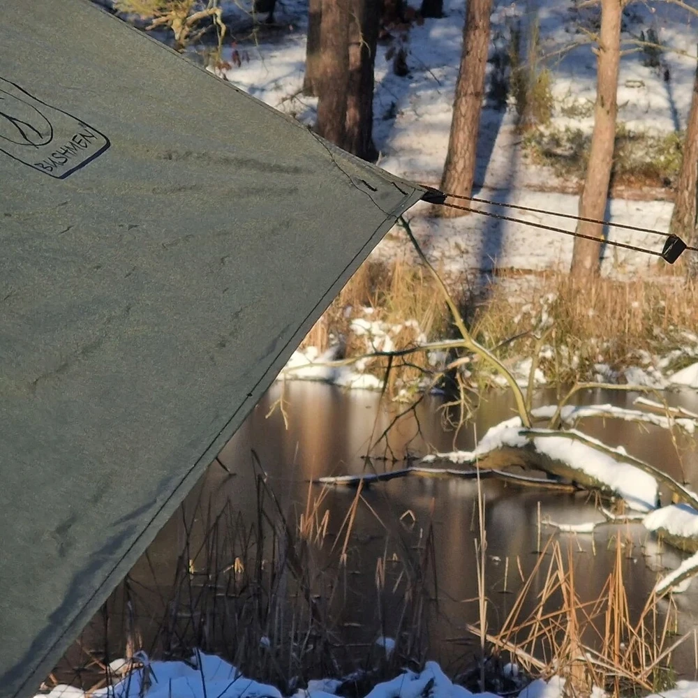 Bushmen EASY Tarp 4x3 žalia