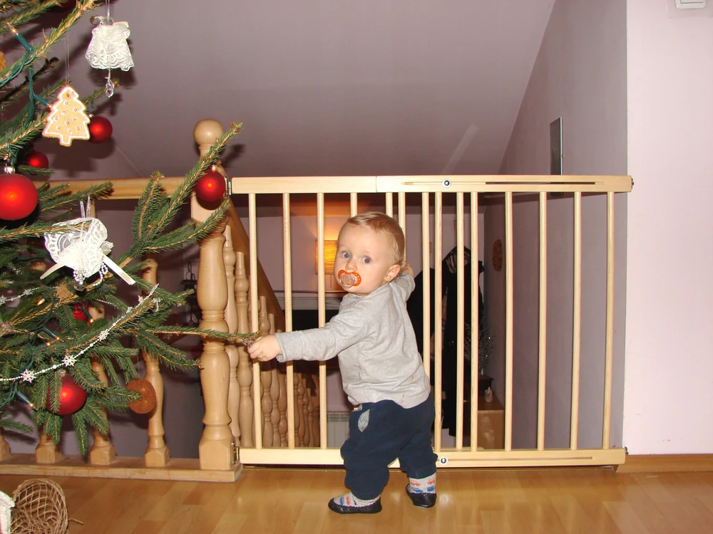 Ebramkapl Laiptų vartų APSAUGINĖ SAUGOS ATLIEKA 100-182cm Aukštis 74cm
