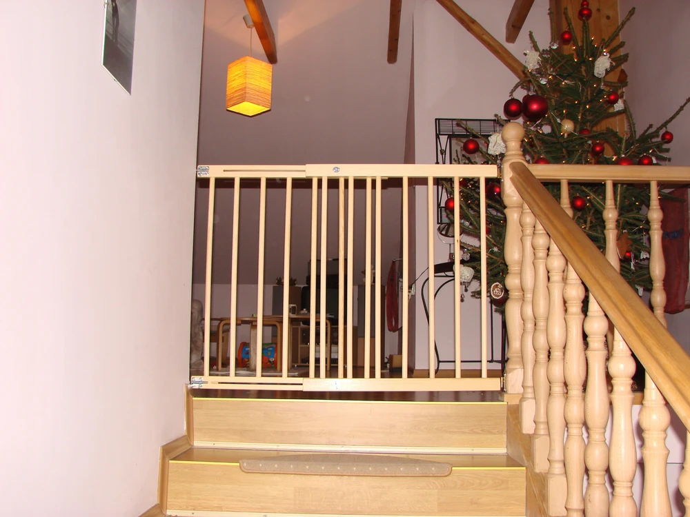 Ebramkapl Laiptų vartų APSAUGINĖ SAUGOS ATLIEKA 100-182cm Aukštis 74cm