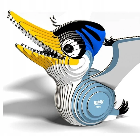 Teka „Eco Eugy“ dėlionė „Pterodactyl“ 3D erdviniai galvosūkių blokai EG_053