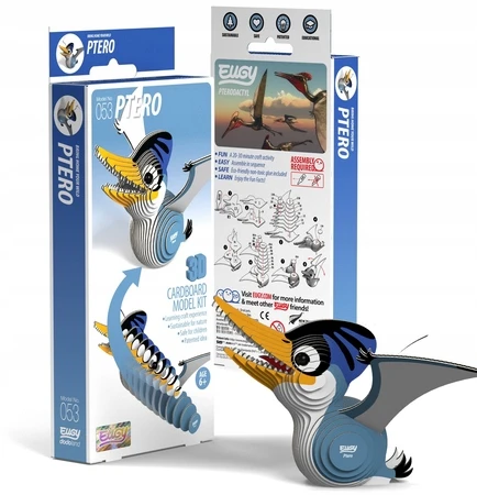 Teka „Eco Eugy“ dėlionė „Pterodactyl“ 3D erdviniai galvosūkių blokai EG_053