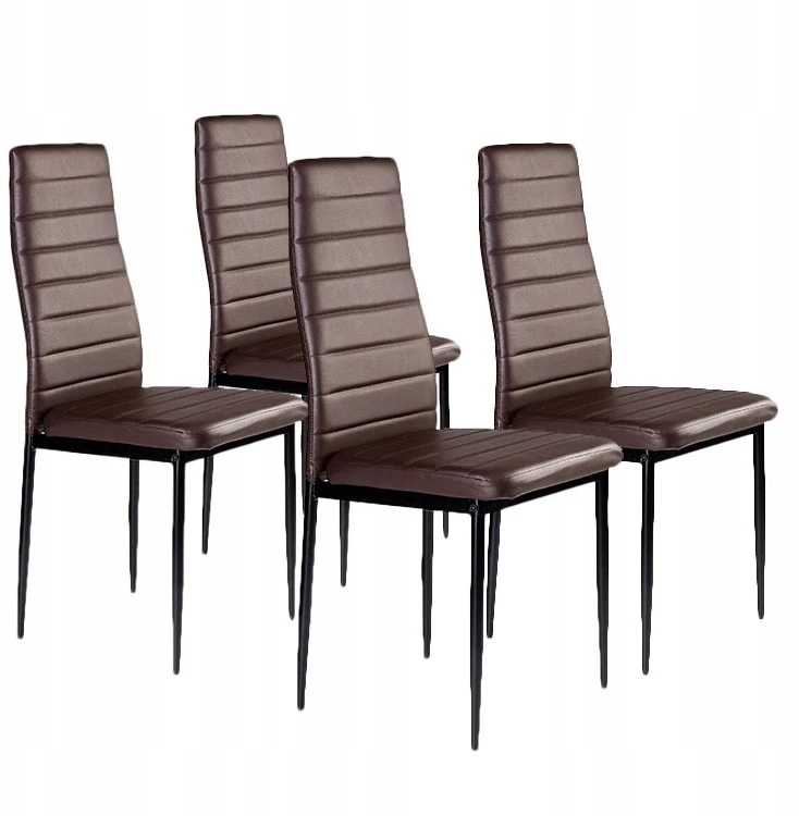Modernhome PIECES Kėdė kėdžių rinkinys kėdžių svetainei 4 vnt. Brown