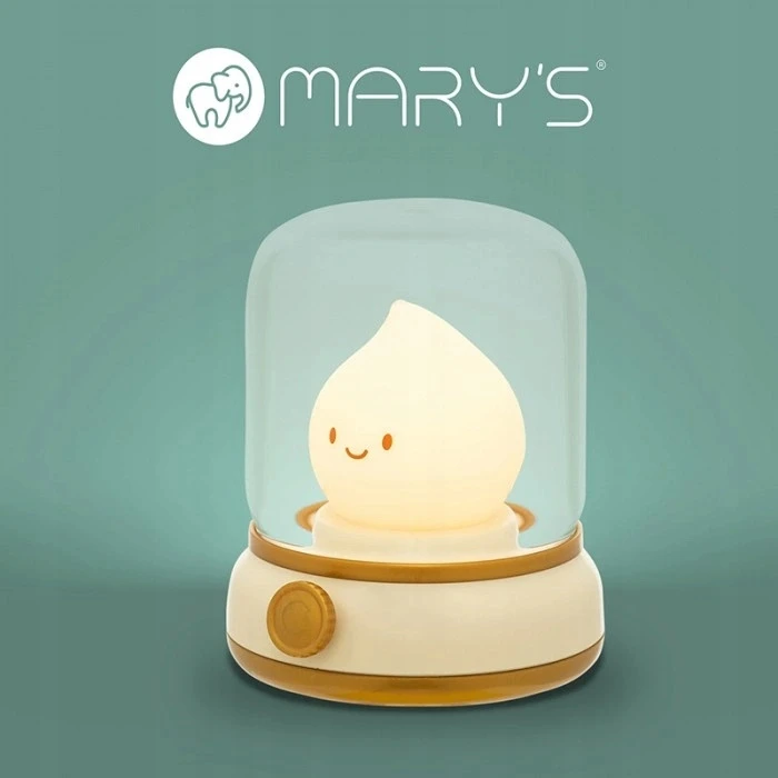 Ecolights MARY'S LED Naktinė lempa - Geltona liepsna