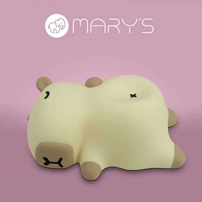 Ecolight MARY'S LED NAKTINIS LEMPAS CAPYBARA SNORING BRETHING USB