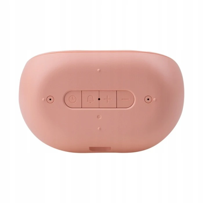 Ecolight MARY'S Žadintuvas Królik LED Z Lampką Nocną – Laikrodis Skaitmeninis Alarm, USB, 1200mAh