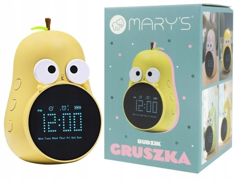 Ecolight MARY'S MW20780 žadintuvas kriaušė geltona