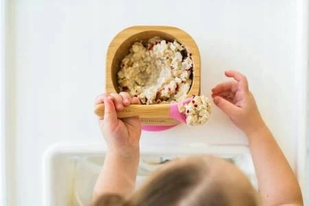 Ecorascals ECO RASCALS Gilus bambukinis dubuo su šaukštu