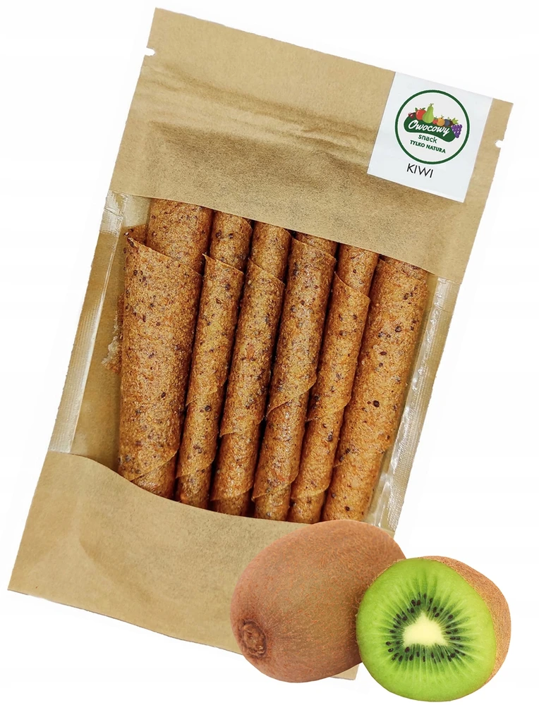 Ecosnacks Kiwi Fruit Rolls Natural Snack vaikams 50g