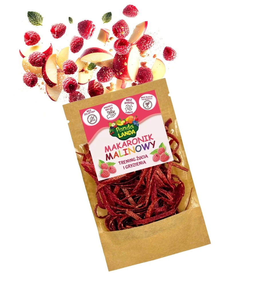 Ecosnacks Macaron Raspberry macaroons 36 g