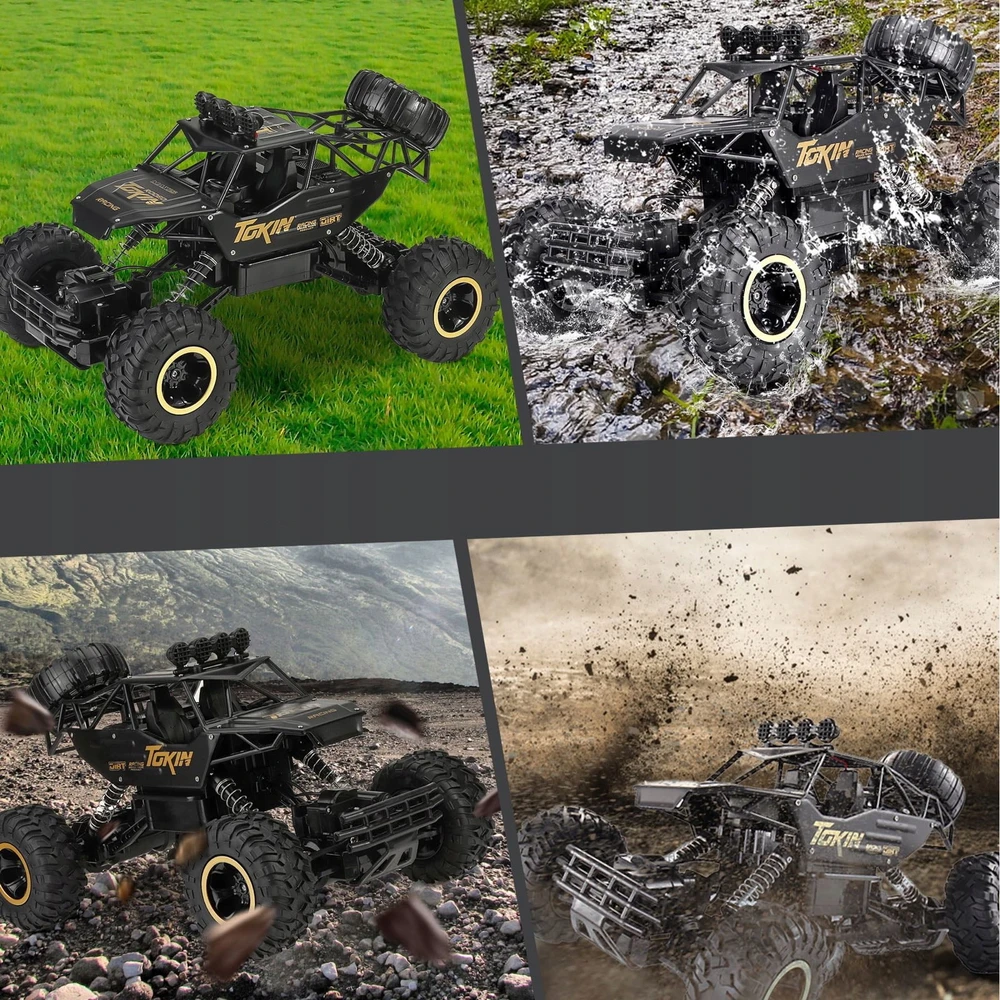 Edaxe DIDELIS RC AUTOMOBILIŲ RC AUTOMOBILIŲ METALINIS VAŽIAVIMAS BEKELE 4X4 XXXL 1:12