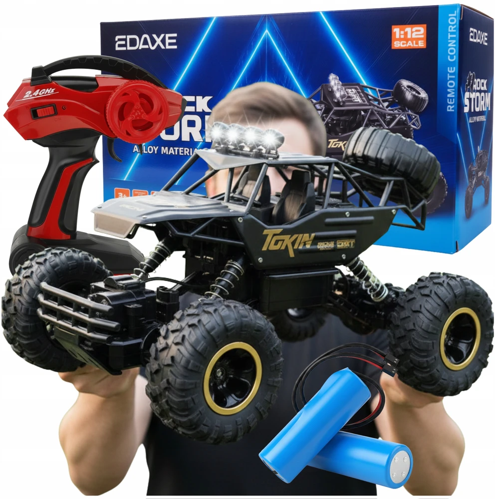 Edaxe DIDELIS RC AUTOMOBILIŲ RC AUTOMOBILIŲ METALINIS VAŽIAVIMAS BEKELE 4X4 XXXL 1:12